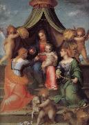 Andrea del Sarto Christ of Kisalin-s wedding painting